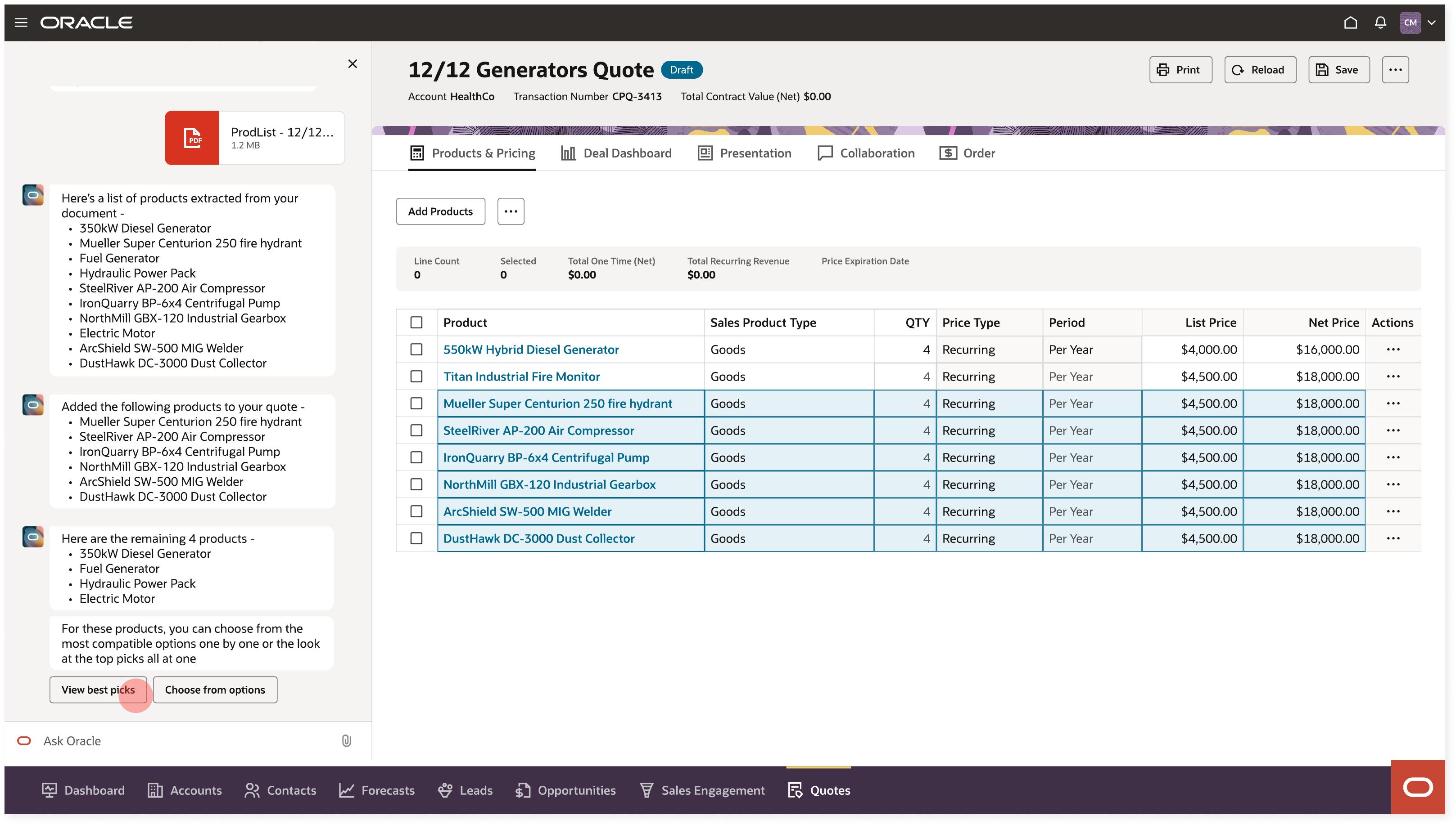 Top picks for remaining products